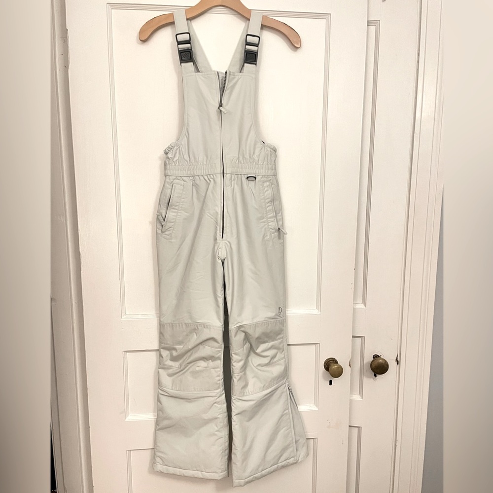 Lands End Kids Expedition Waterproof Iron Knee Snow Bibs Size 12
